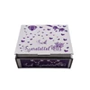 Levendulás díszdoboz, sok szeretettel felirattal - 7,5x8x3cm