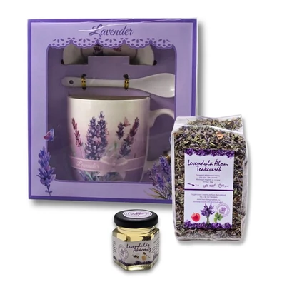 Levendula Álom (3 dl) Nagy Teázó csomag (változatos levendula mintázattal)