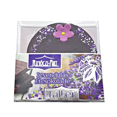 Rimóczi-Art - Levendulás Étcsokoládé tallér