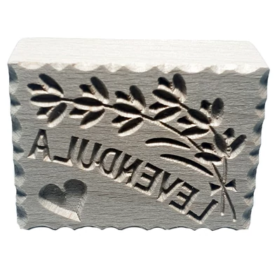 Levendulás sütipecsét