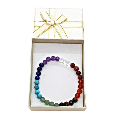 Csakra karkötő - apró szemű