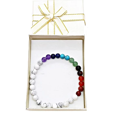 Csakra karkötő Howlittal - apró szemű