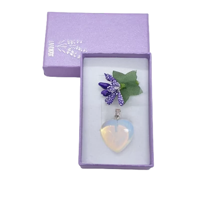 Opalit szív medál (2 cm)