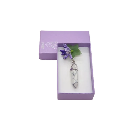 Howlit kétcsúcs medál (3,5 cm)