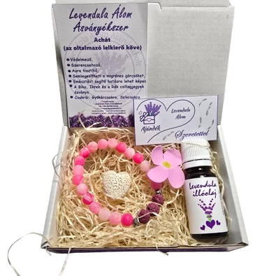 Ásvány,-Aromaterápia illatvarázs ajándékdoboz - Achát Ásvány,-Aromaterápia illatvarázs ajándékdoboz - Achát
