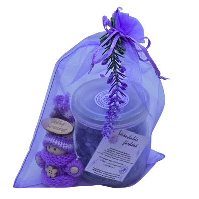 Meglepetés csomag levendula manóval és fürdősóval