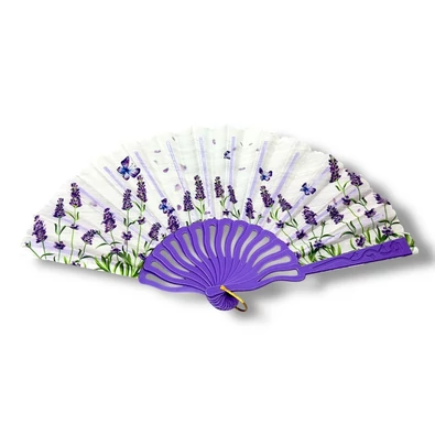 Levendulás legyező - pillangós