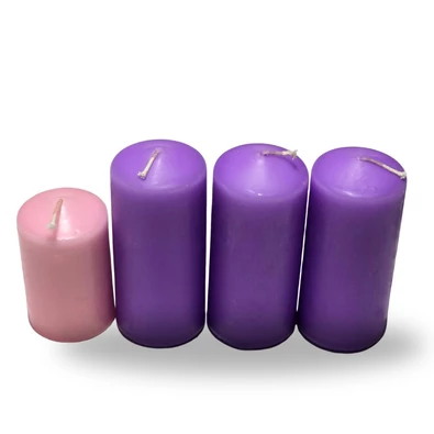 Illatos adventi gyertya csomagban