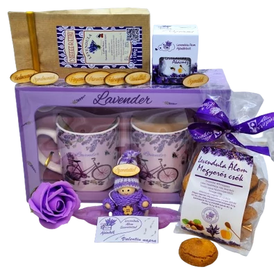 Levendulás kávé pillanatok pároknak ajándékcsomag Levendulás kávé pillanatok pároknak ajándékcsomag