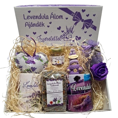Levendula Álom Páros Prémium Ajándékdoboz ünnepi alkalomra
