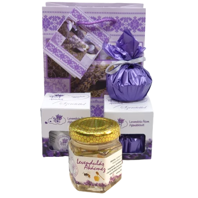 Levendulás kis ajándékszatyor