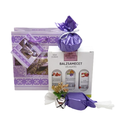 Levendulás kis ajándékszatyor