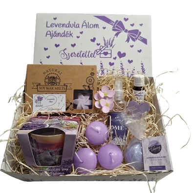 Levendula Álom Exkluzív Relax élmény díszdoboz Levendula Álom Exkluzív Relax élmény díszdoboz