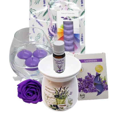 Levendula Álom Exkluzív Relax ajándék csomag (levendulás aromalámpával) Levendula Álom Exkluzív Relax ajándék csomag (levendulás aromalámpával)
