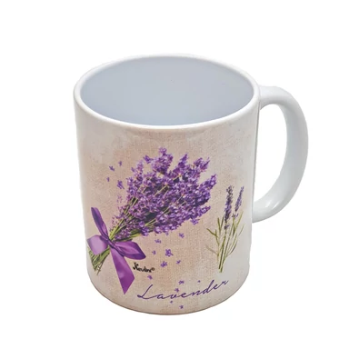 Levendulás bögre (mozsaras)