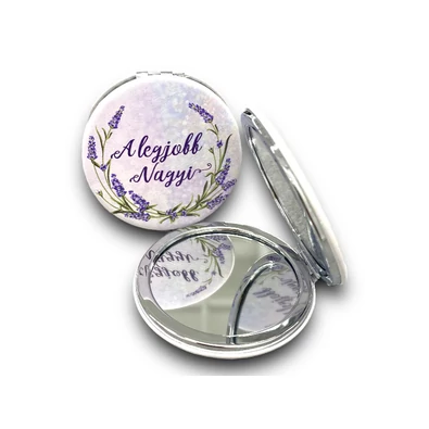 Levendulás kozmetikai zsebtükör - A legjobb Nagyi