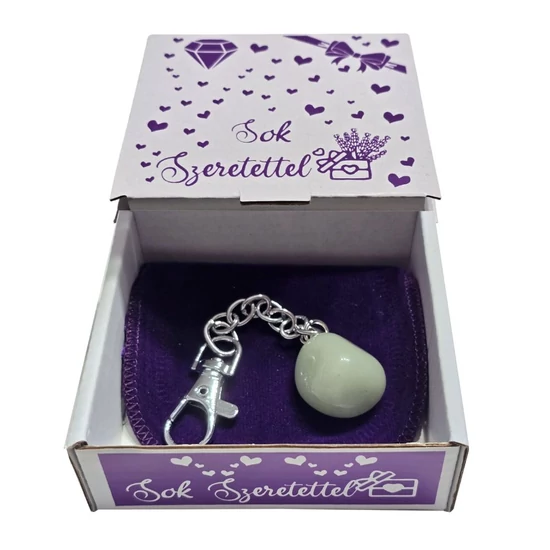 Aventurin kulcstartó