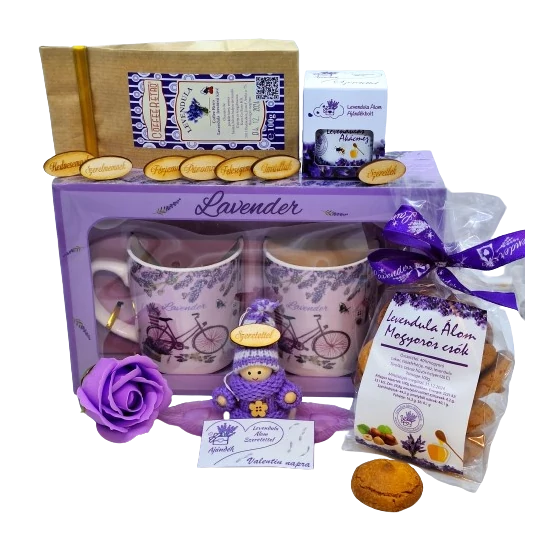 Levendulás kávé pillanatok pároknak ajándékcsomag