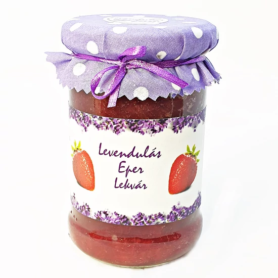 Levendulás eperlekvár (212 ml)