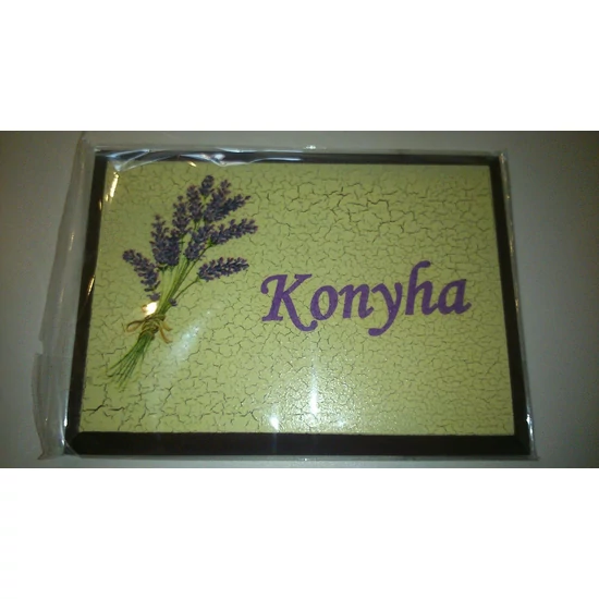 Konyha feliratú helyiség tábla